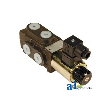 A & I Products 6 Port Solenoid Diverter Valve 3/8" BSP 4.1" x3.2" x7.7" A-VFD2500